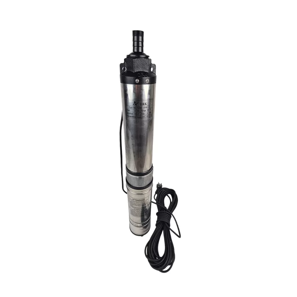 Pompa submersibila DRK QJD5, 1.1 KW, ref.120m, 5m3/h, din inox -
